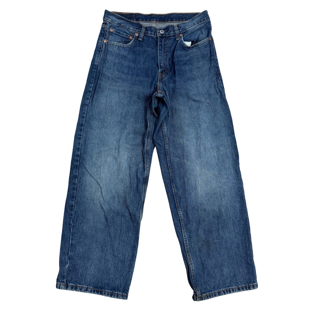 Levis 578 Baggy Jeans Mens 31x30 Medium Wash Blue Loose Fit Wide Leg Denim